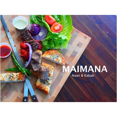 Maimana Naan and Kabab