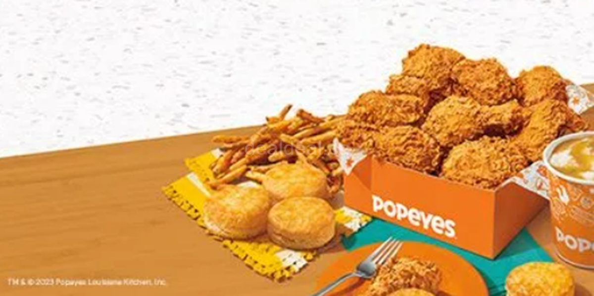 Family Feast for 37 at Popeyes