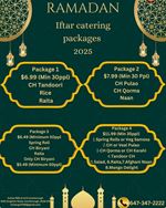 Iftar catering packages at Sultan BBQ & Grill