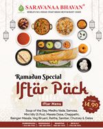 Ramadan Special Iftar Pack at Saravanaa Bhavan