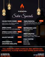 Sehri Specials at KarachiXpress