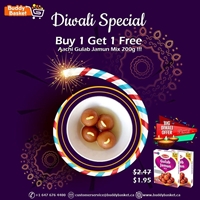 Buy 1 Get 1 Free Aachi Gulab Jamun Mix 200g at Buddybasket