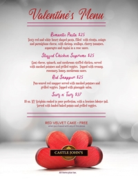 Valentine's Menu