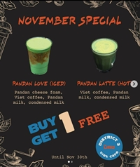 November Special: BUY 1 GET 1 FREE