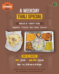 Thali Special at Charminar Pickering