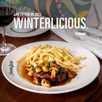 WINTERLICIOUS: Enjoy our $48 lunch & $65 dinner prix fixe