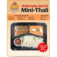 Wednesday special at Kirtida Kitchen