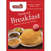 Weekend Breakfast at Food Village