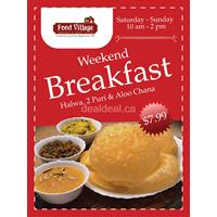 Weekend Breakfast at Food Village