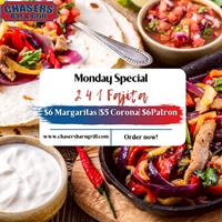 Monday Special at Chasers Bar and Grill