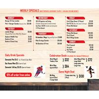 Weekly Specials at Corner House Pub and Grill