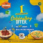 Get 50% Off on all In-Store Purchases at Charminar Pickering